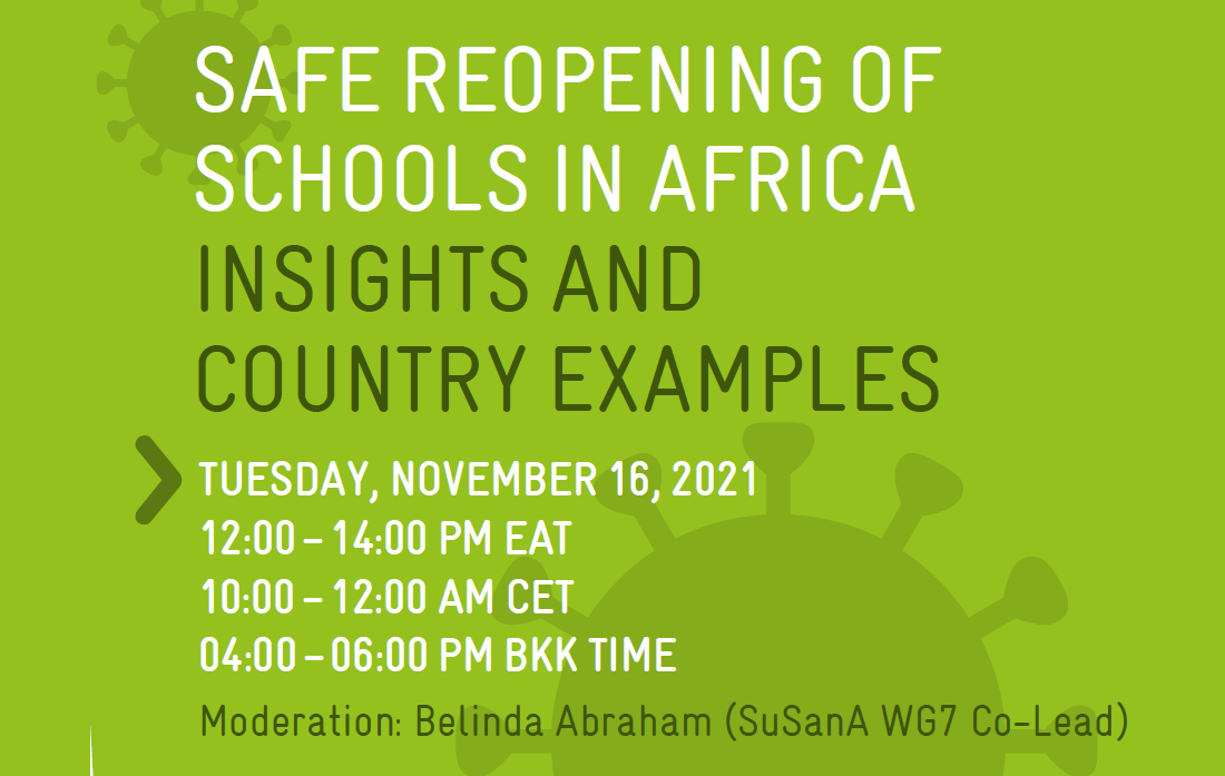 Open Exchange: Safe Reopening of schools in Africa - Insights and country examples